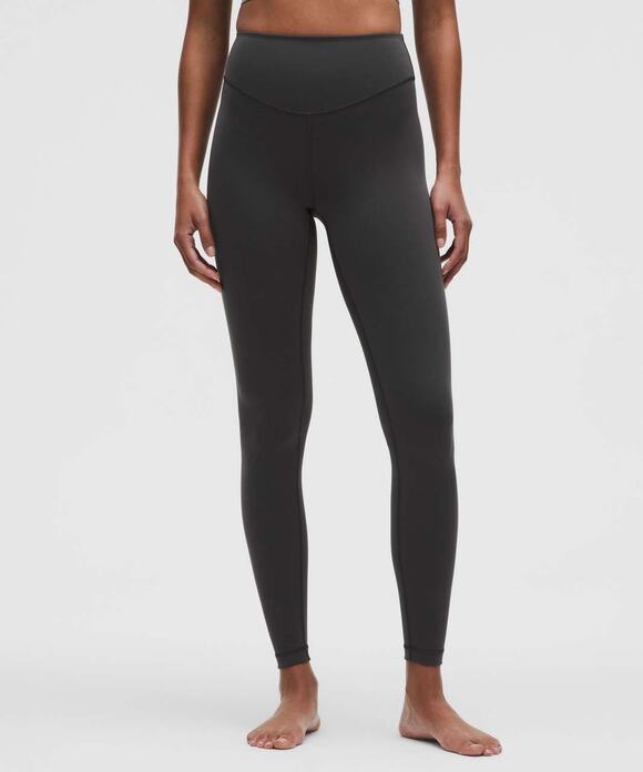 lululemon athletica Pants - Lululemon Wunder Under SmoothCover High-Rise Tight 28” Graphite Grey Sz 6